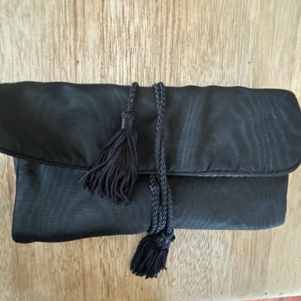 Monet black travel soft jewelry organizer roll.
